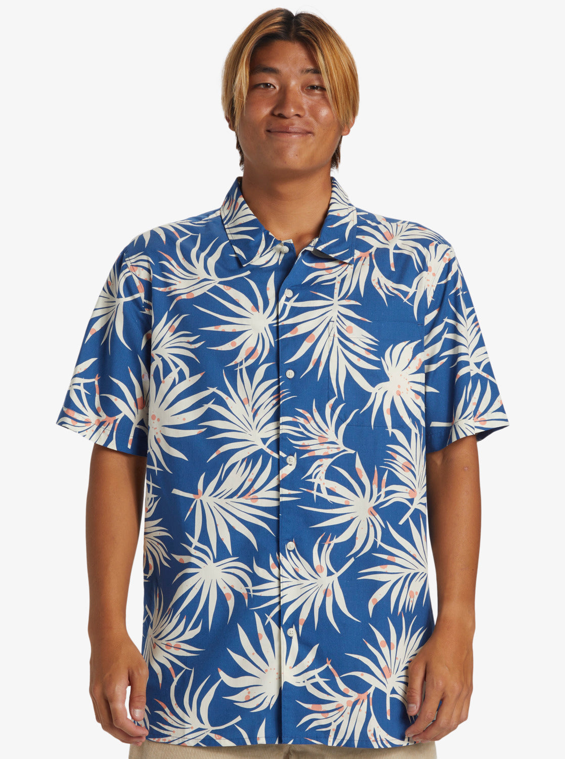 Quiksilver Beach Club Casual Shirt in Monaco Blue