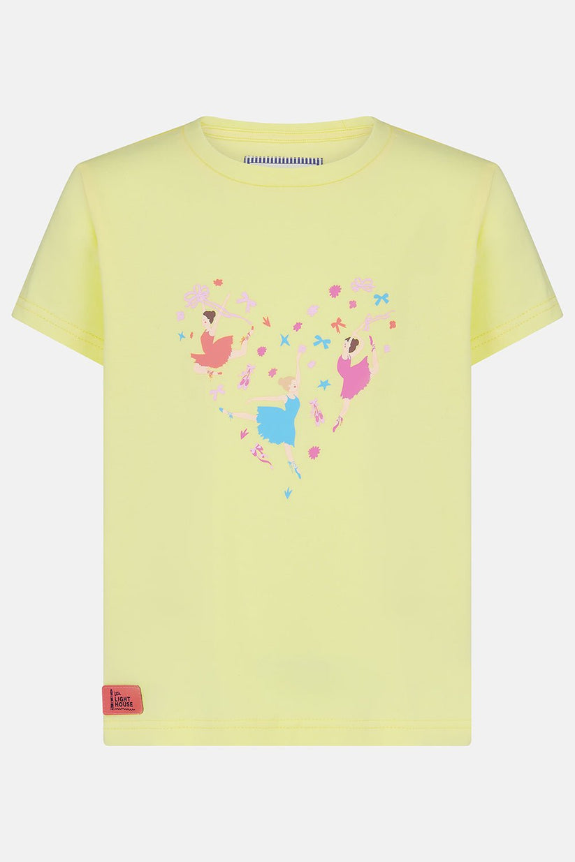 Lighthouse Causeway Short Sleeve - Lemon Ballerina