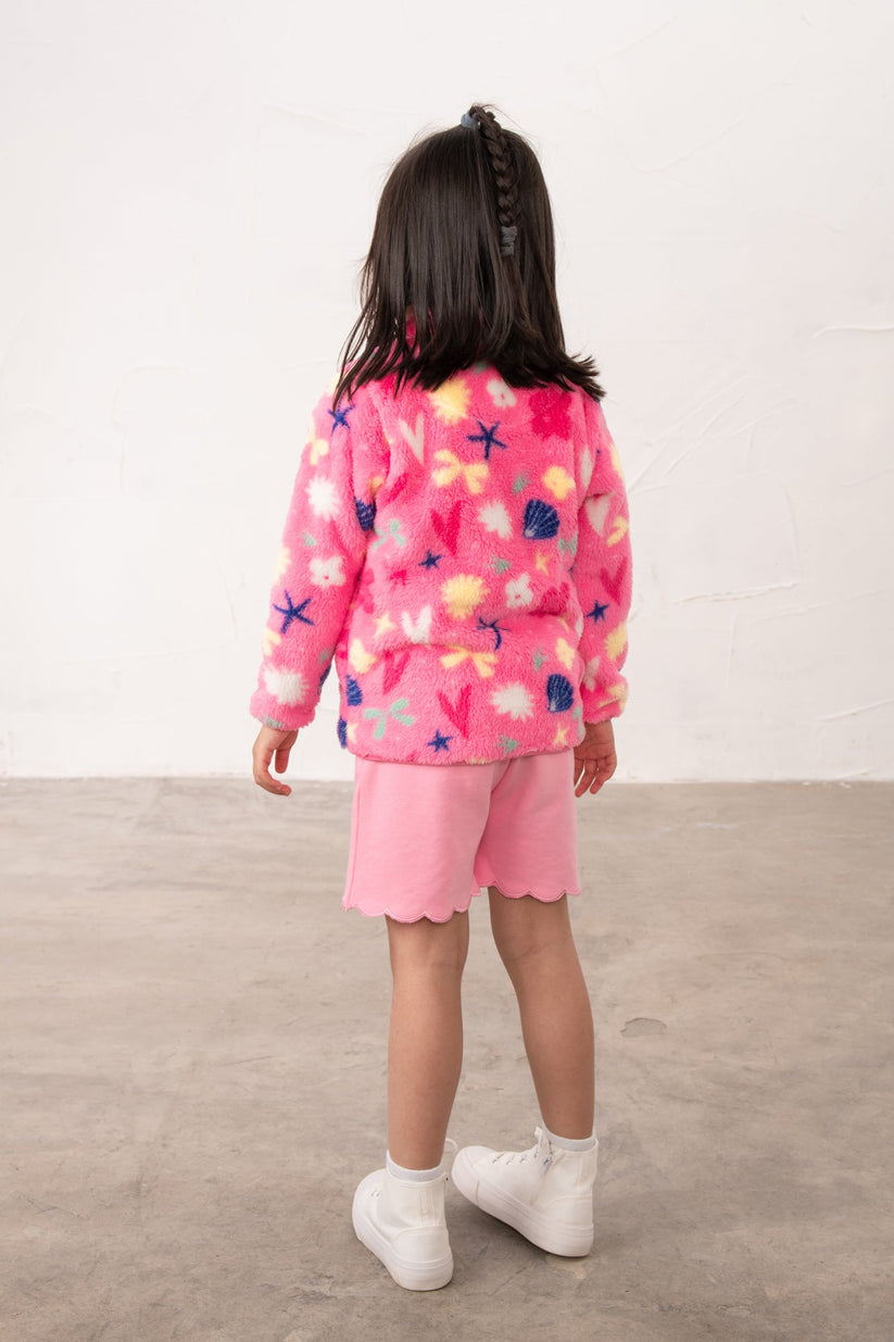 Lighthouse Claire Fleece - Fluro Pink