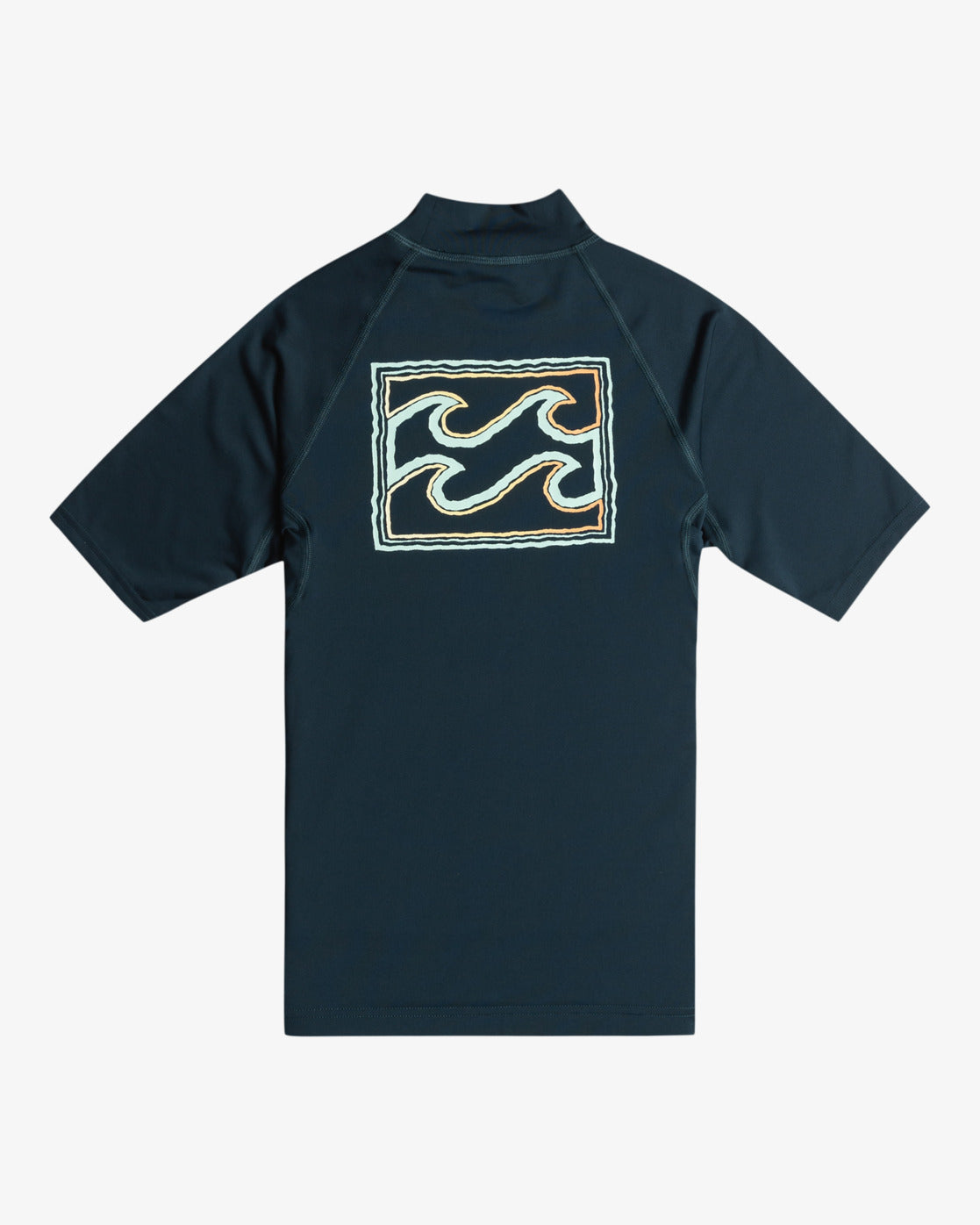 Billabong Crayon Wave Boys Rash Vest in Navy