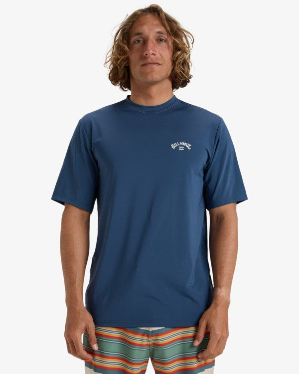Billabong Arch Wave UPF 50 Rash Vest in Midnight