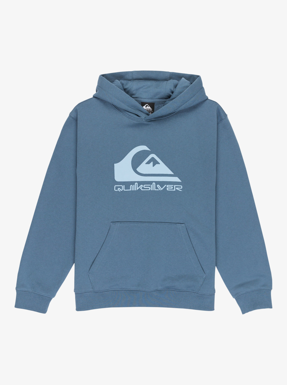 Quiksilver Comp Logo Boys Hoodie in China Blue