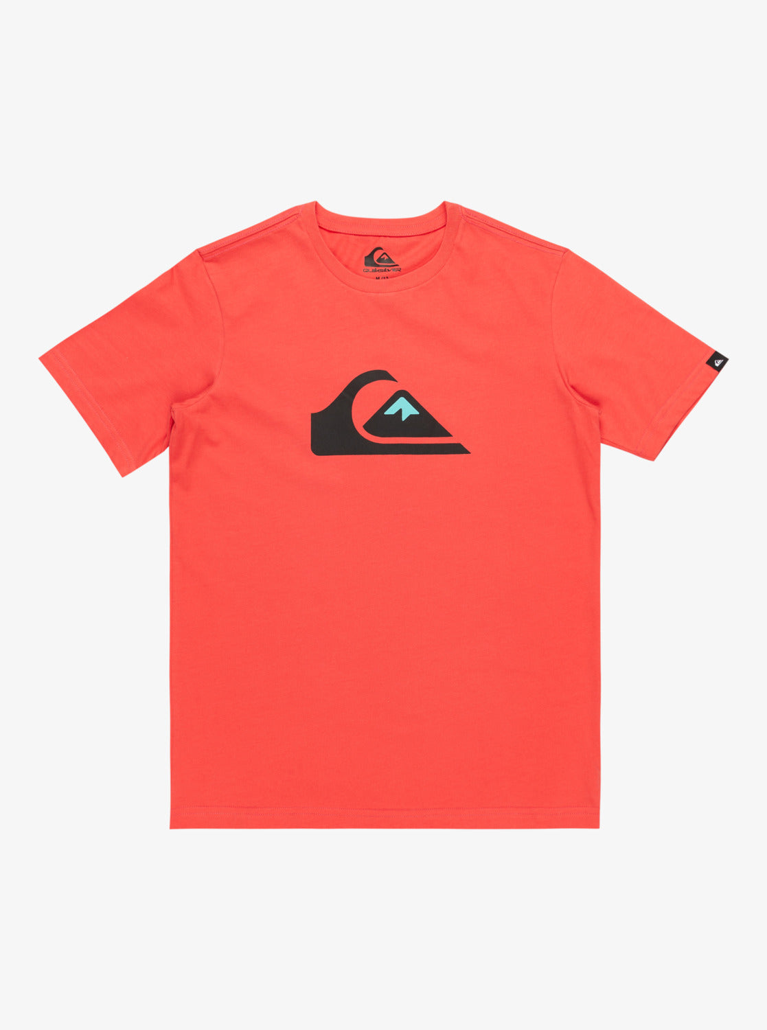 Quiksilver Comp Logo Boys T-Shirt in Cayenne