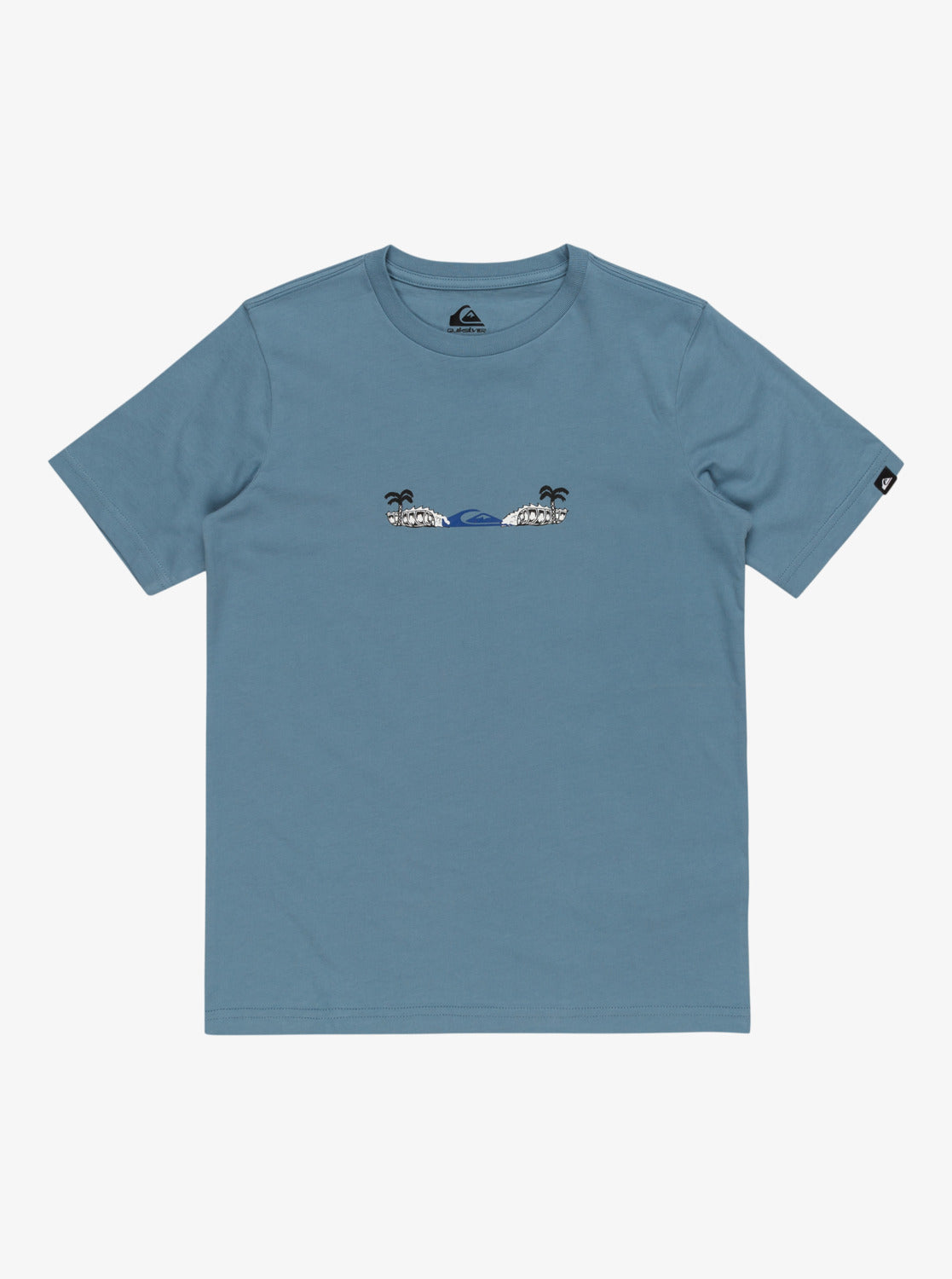 Quiksilver Surf Core Boys T-Shirt in Blue Shadow