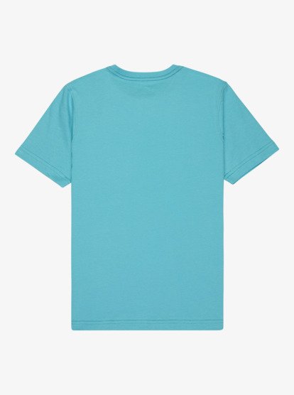 Quiksilver EV Comp Logo Boys T-Shirt in Aqua