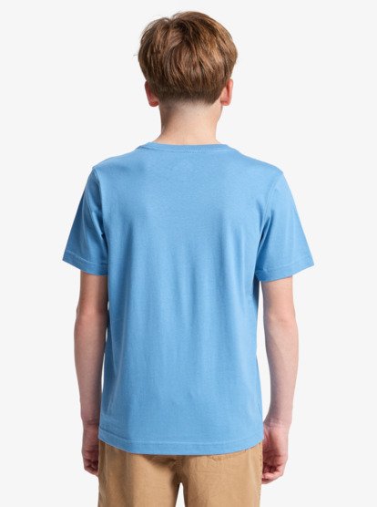 Quiksilver Sound On Boys T-Shirt in Riviera