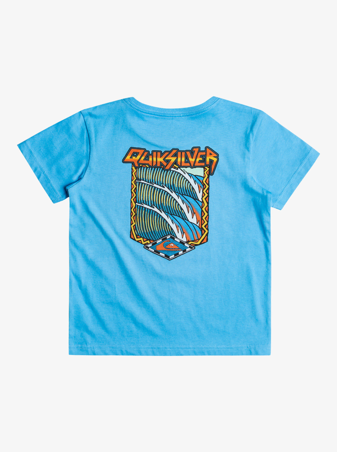 Quiksilver Retro Wave Boys T-Shirt in Azure Blue