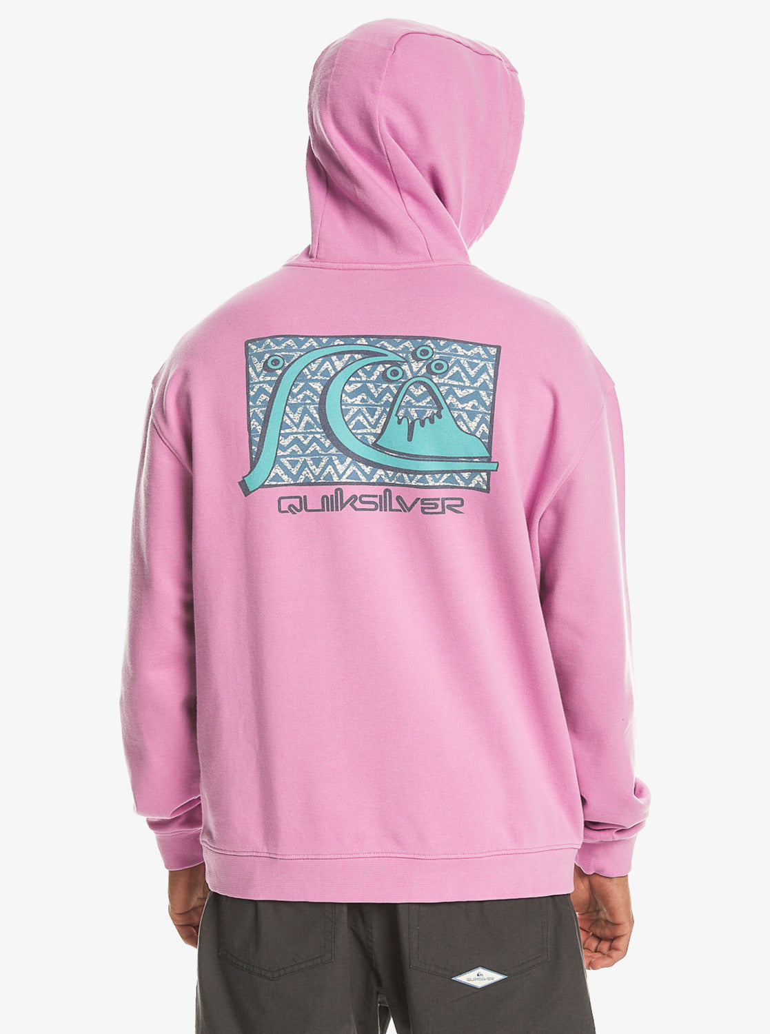 Quiksilver Apog Heritage Hoodie in Violet