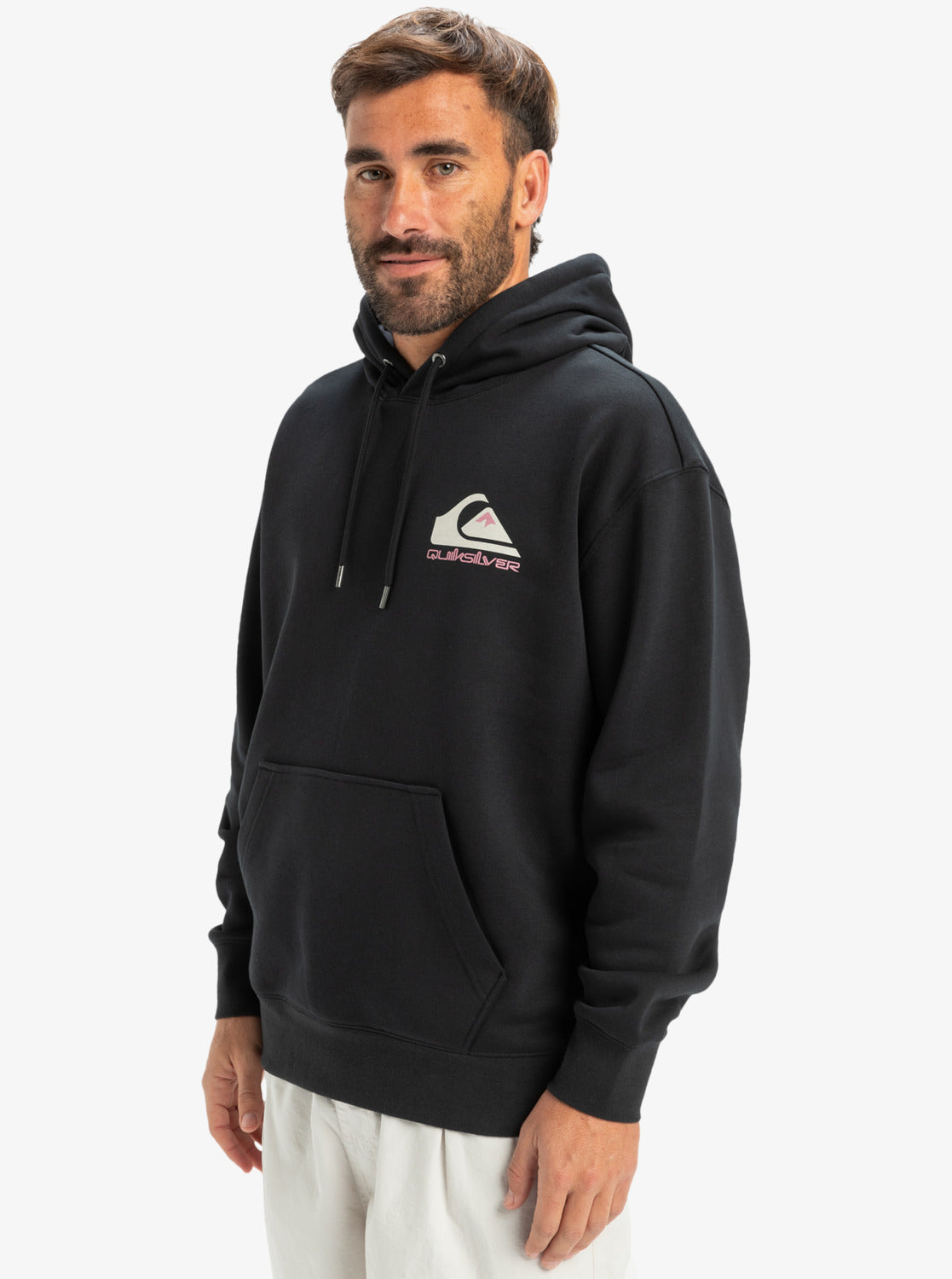 Quiksilver Omni Logo Hoodie in Black