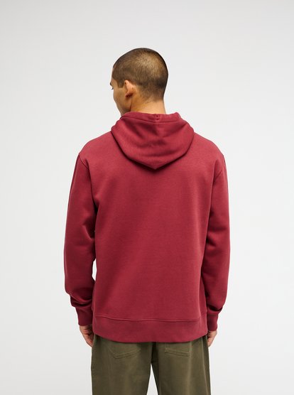Quiksilver Salt Water Hoodie in Oxblood Red