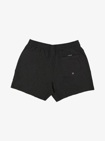 Quiksilver Everyday Solid Volley 15" Swim Shorts in Black