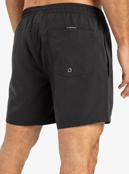 Quiksilver Everyday Solid Volley 15" Swim Shorts in Black