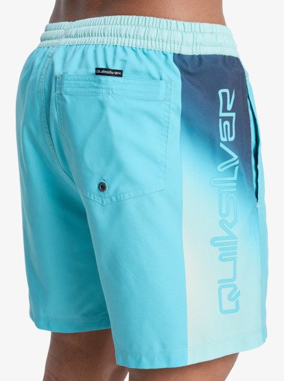 Quiksilver Everyday Holmes Volley 16" Swim Shorts in Aqua Holmes