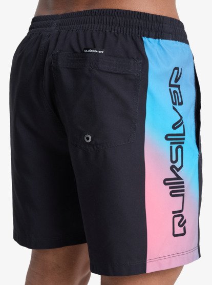 Quiksilver Everyday Holmes Volley 16" Swim Shorts in Black Holmes