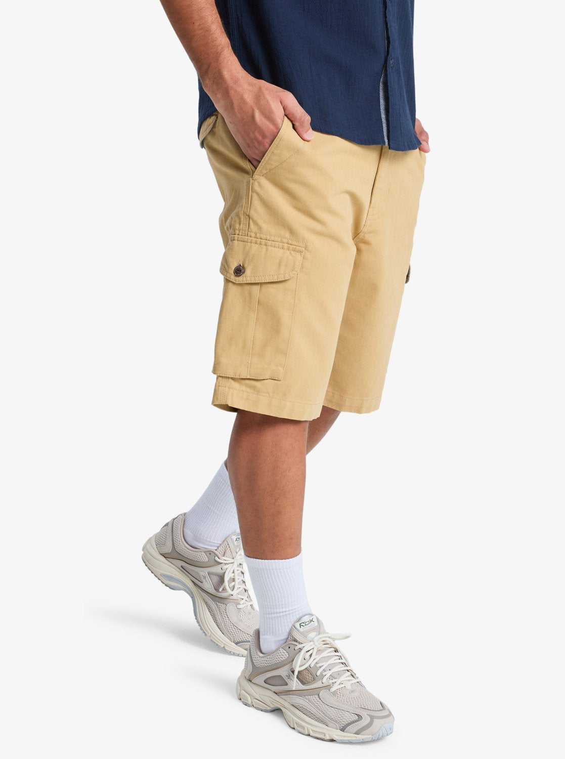 Quiksilver Crucial Battle Cargo Shorts in Beige