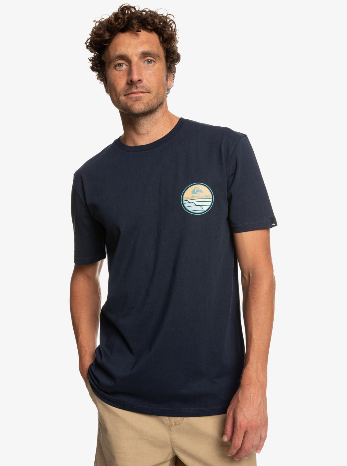 Quiksilver Scenic Journey T-Shirt in Navy Blazer