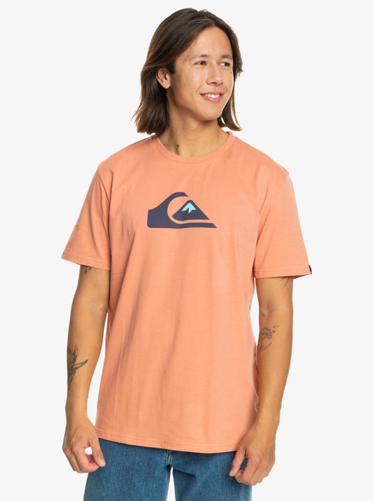 Quiksilver Comp Logo T-Shirt in Canyon Clay