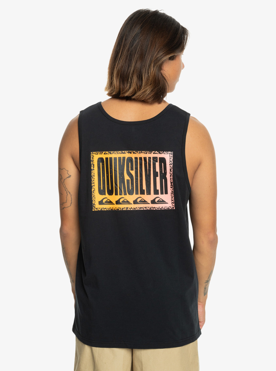 Quiksilver Long Fade - Regular Vest Top for Men in Black