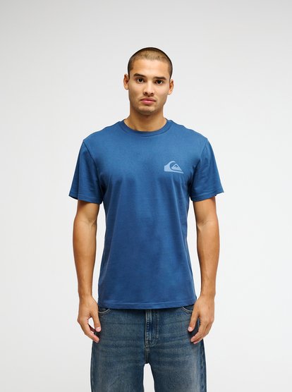Quiksilver Mini Logo T-Shirt in Dark Denim
