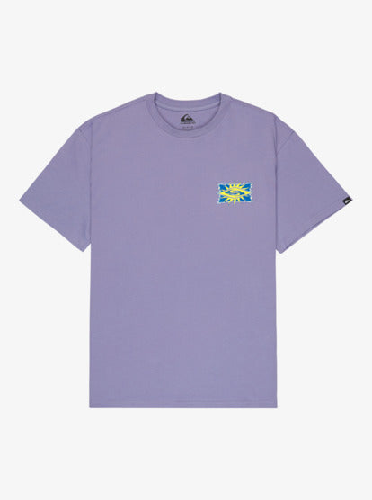 Quiksilver EV Starfish Stamp T-Shirt in Purple