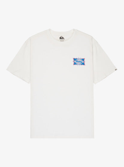 Quiksilver EV Starfish Stamp T-Shirt in Snow White