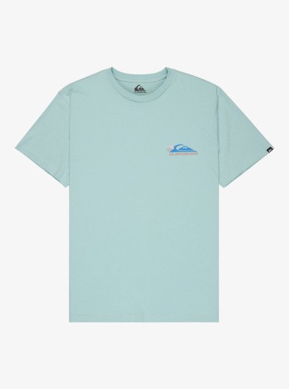 Quiksilver EV Barrel Paradise T-Shirt in Blue Haze