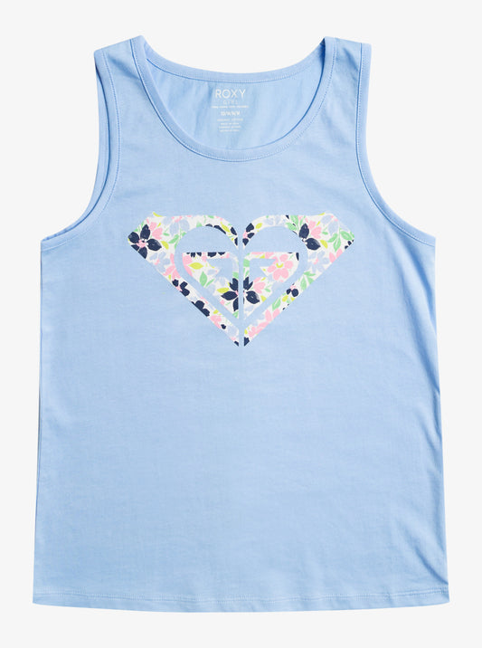 Roxy There Is Life Girls Vest Top in Bel Air Blue