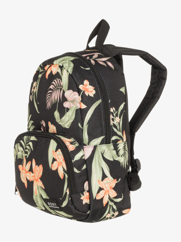 Roxy Always Core Extra Small Backpack in Anthracite Island Escape