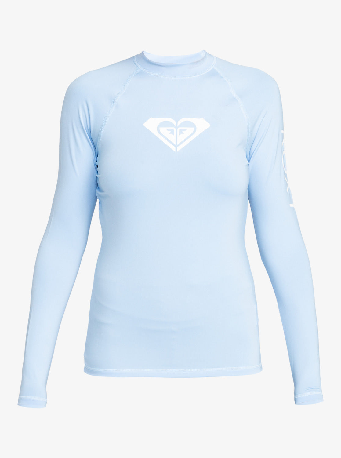 Roxy Whole Hearted Long Sleeve UPF 50 Rash Vest in Bel Air Blue