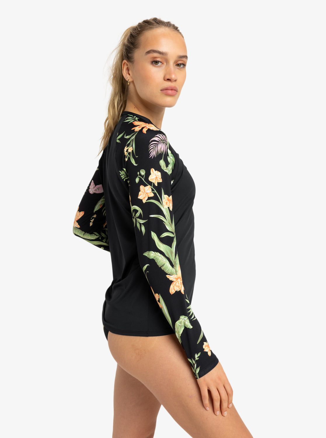 Roxy Lycra - Long Sleeves UPF 50 Surf T-Shirt for Women in Island Escape