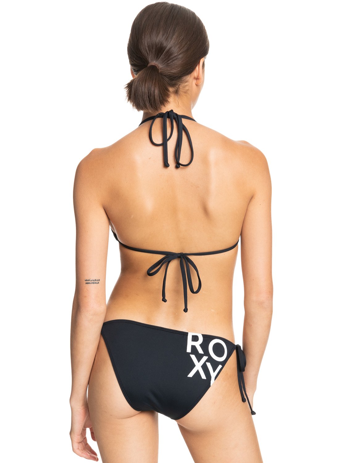 Roxy Beach Classics Tie Side - Triangle Bikini Set for Women in Black