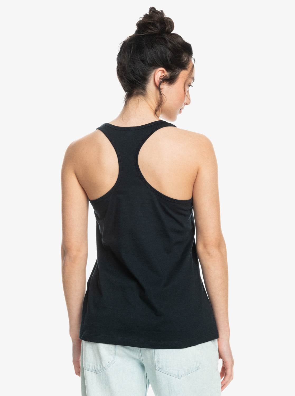 Roxy View On The Sea Racerback Vest Top in Anthracite