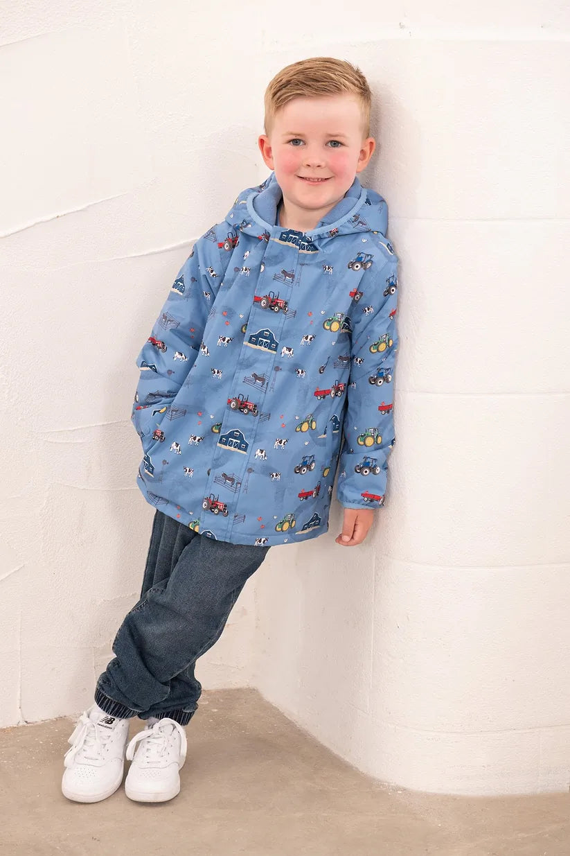 Lighthouse Finlay Coat in Blue Farm