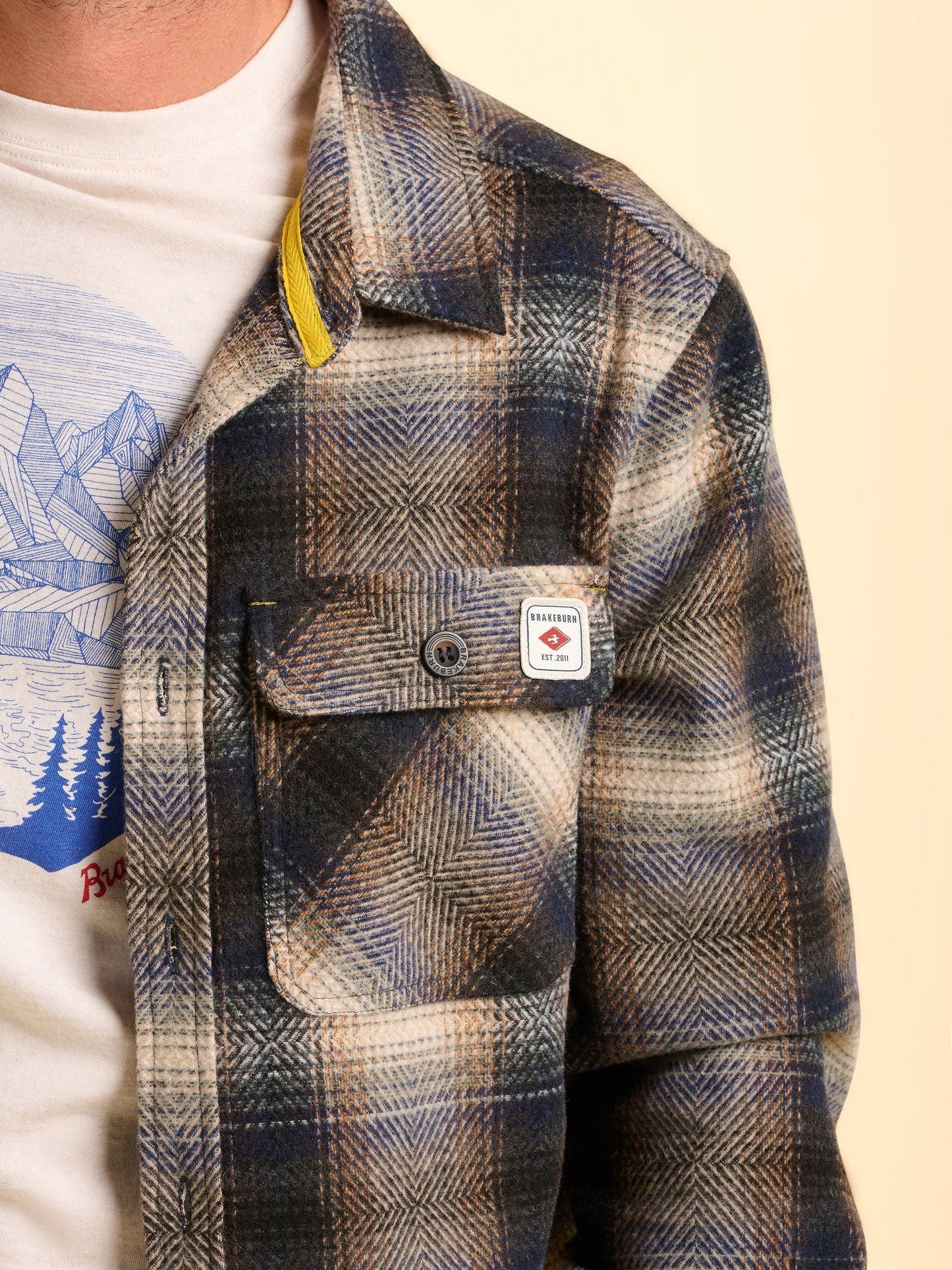 Brakeburn Badbury Check Overshirt