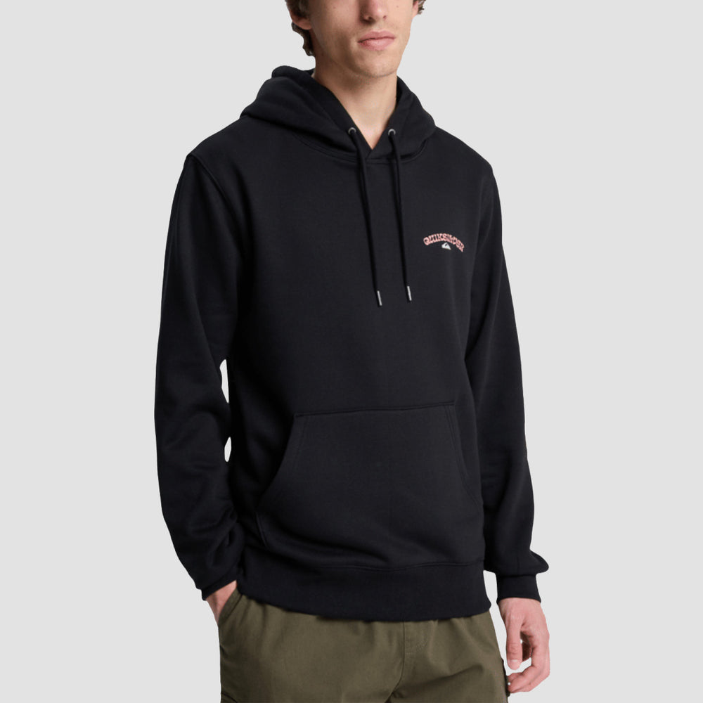 Quiksilver Screen Hoody Front & Back in Black