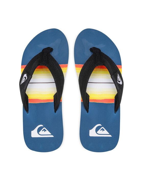 Quiksilver Molokai Layback Flip Flops in Blue