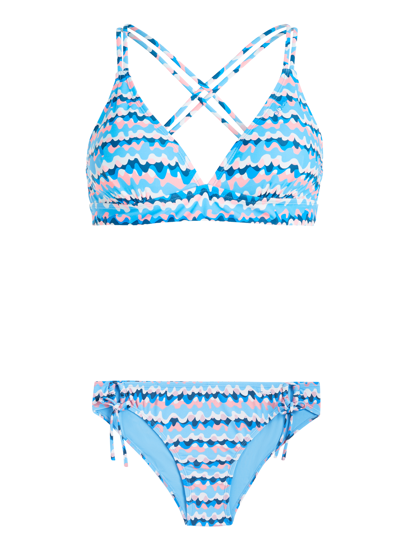 Protest Omura Triangle Bikini in Palace Blue