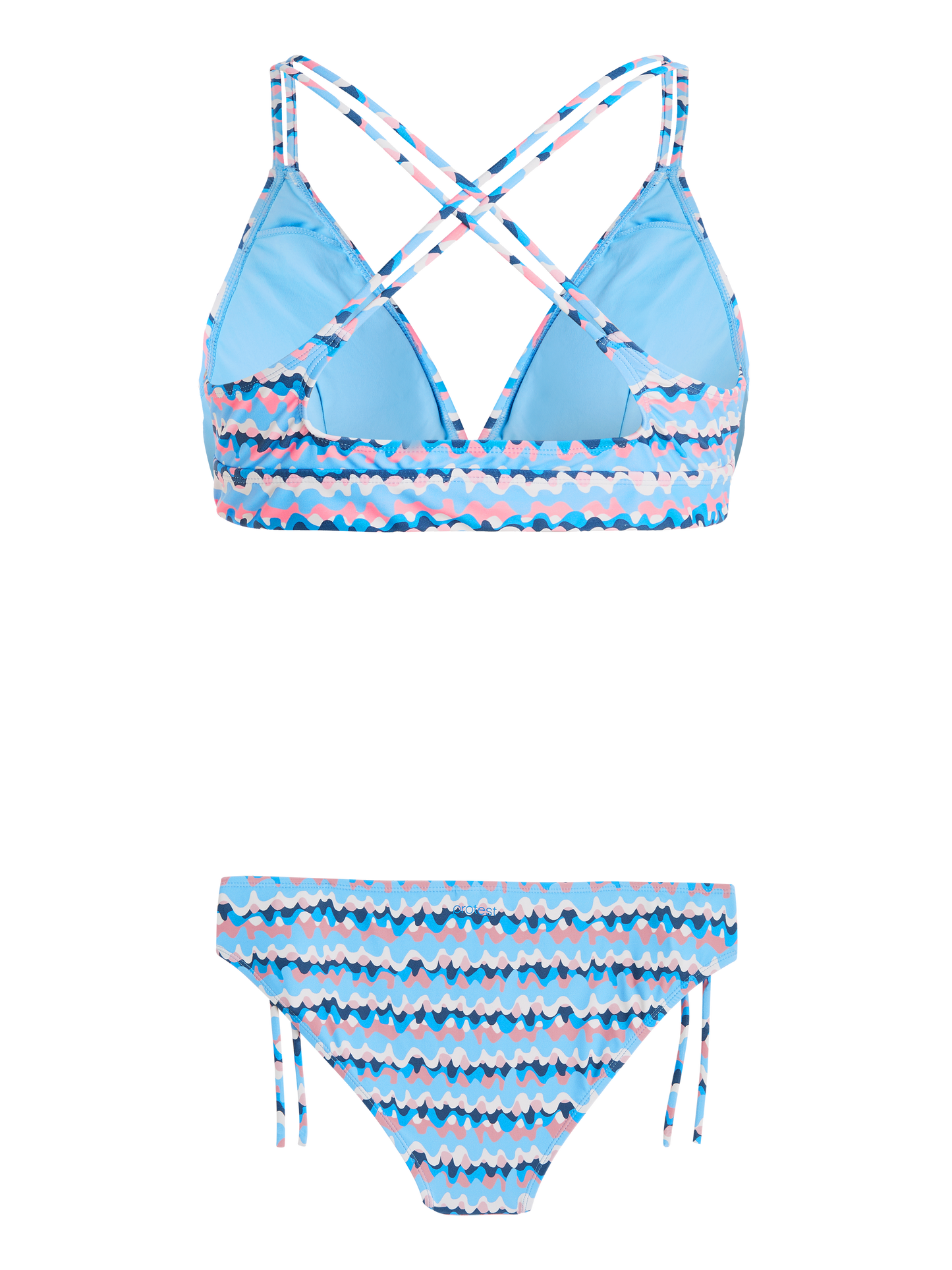 Protest Omura Triangle Bikini in Palace Blue
