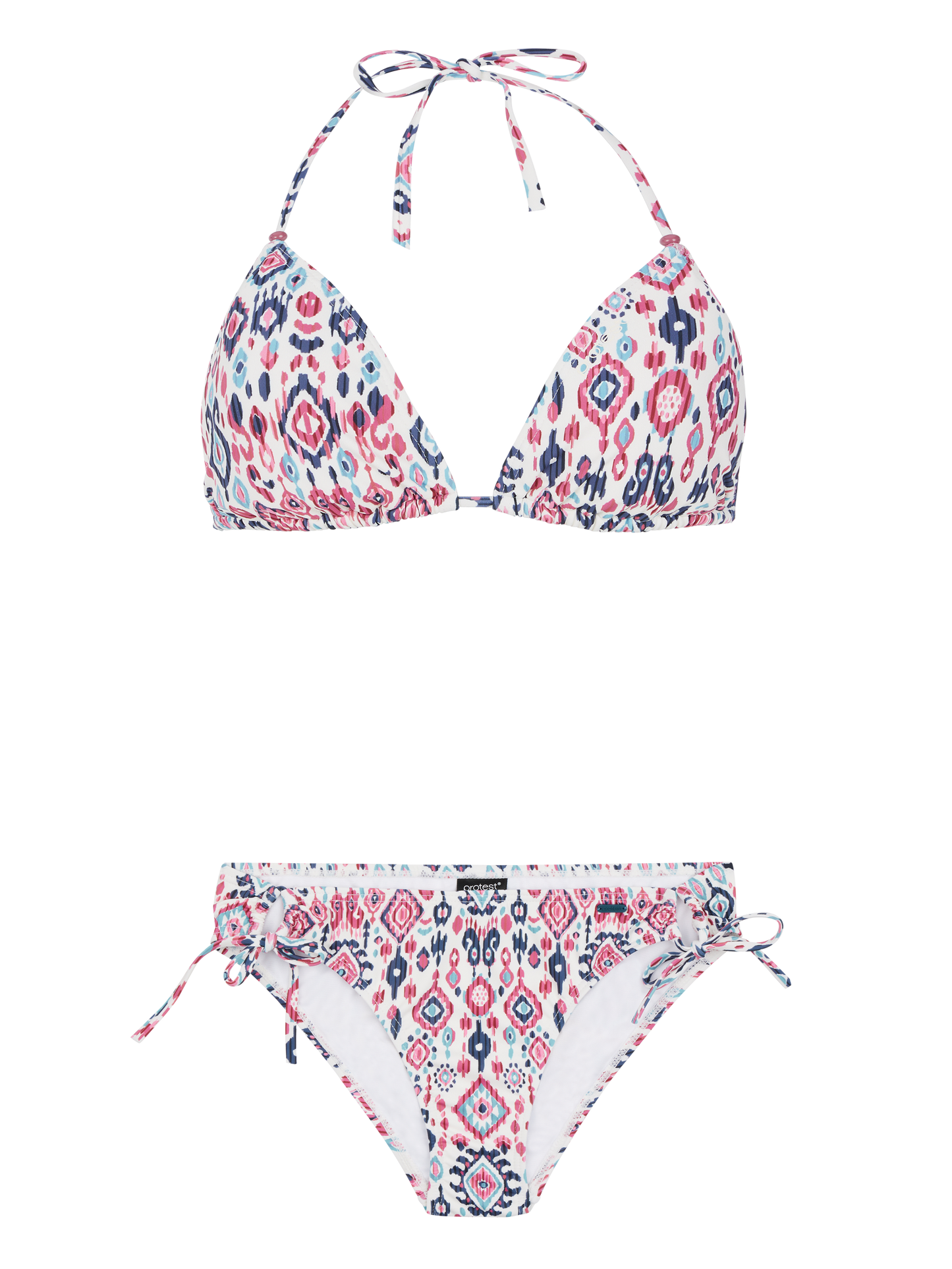 Protest Vajen Triangle Bikini in Canvas Off White