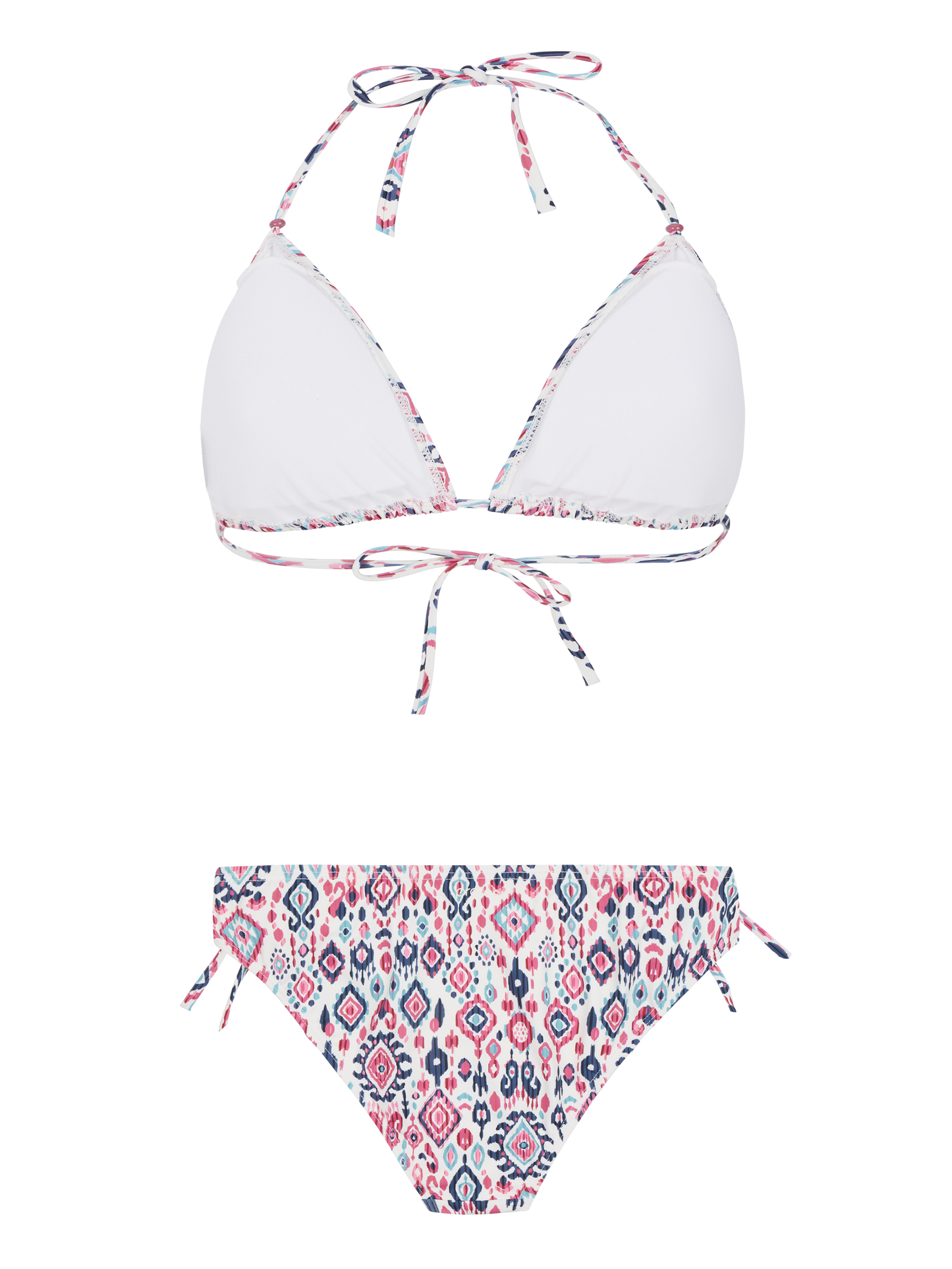 Protest Vajen Triangle Bikini in Canvas Off White