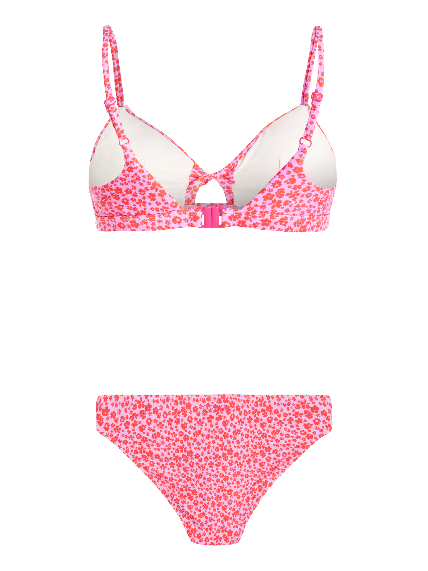 Protest Polynya Bralette Bikini in Lipstick Pink