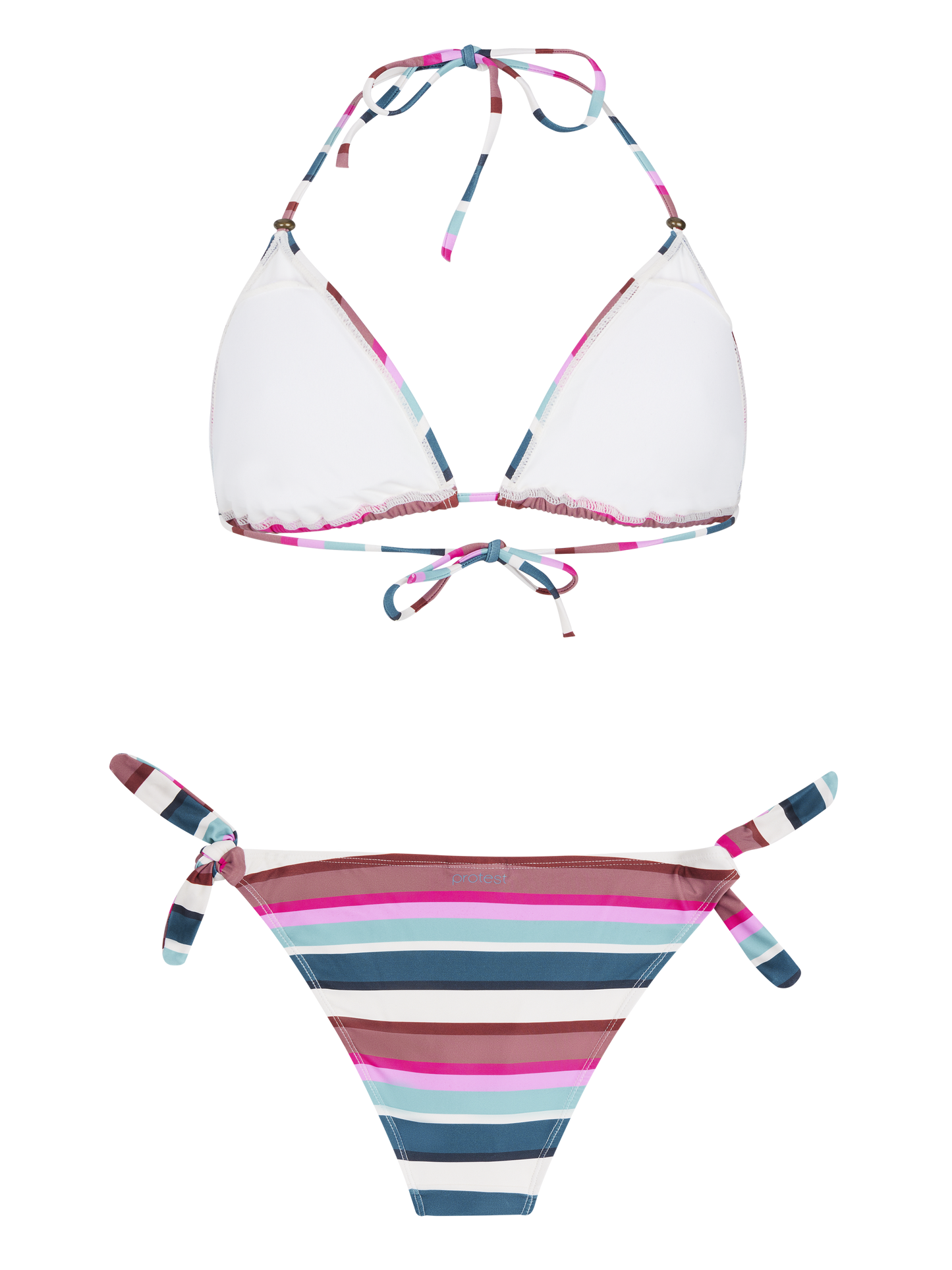 Protest Bandita Triangle Bikini in Loud Pink