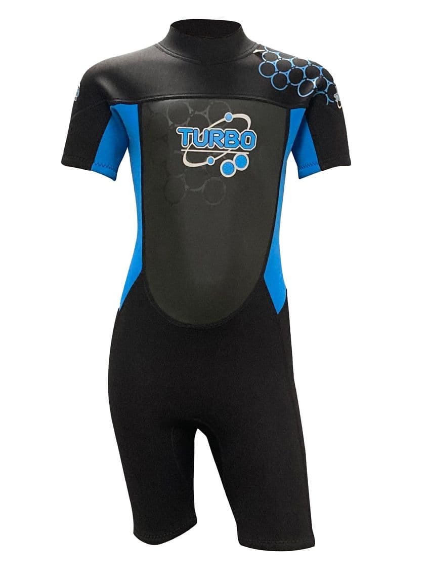 TWF Turbo 2.5mm BZ Kids Shortie in Blue