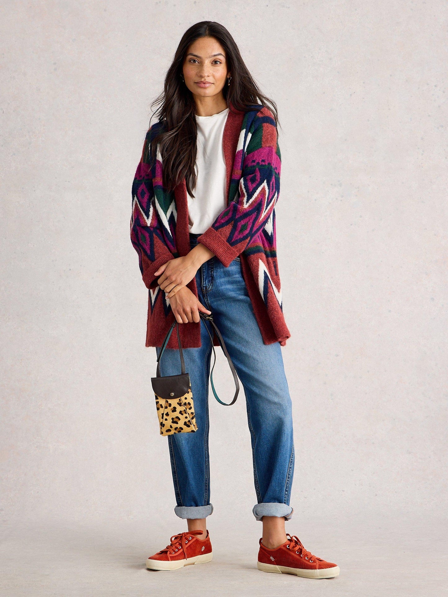 White Stuff Alice Abstract Cardi