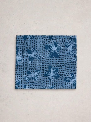 White Stuff Versatile Neck Jersey Roll in Blue Multi