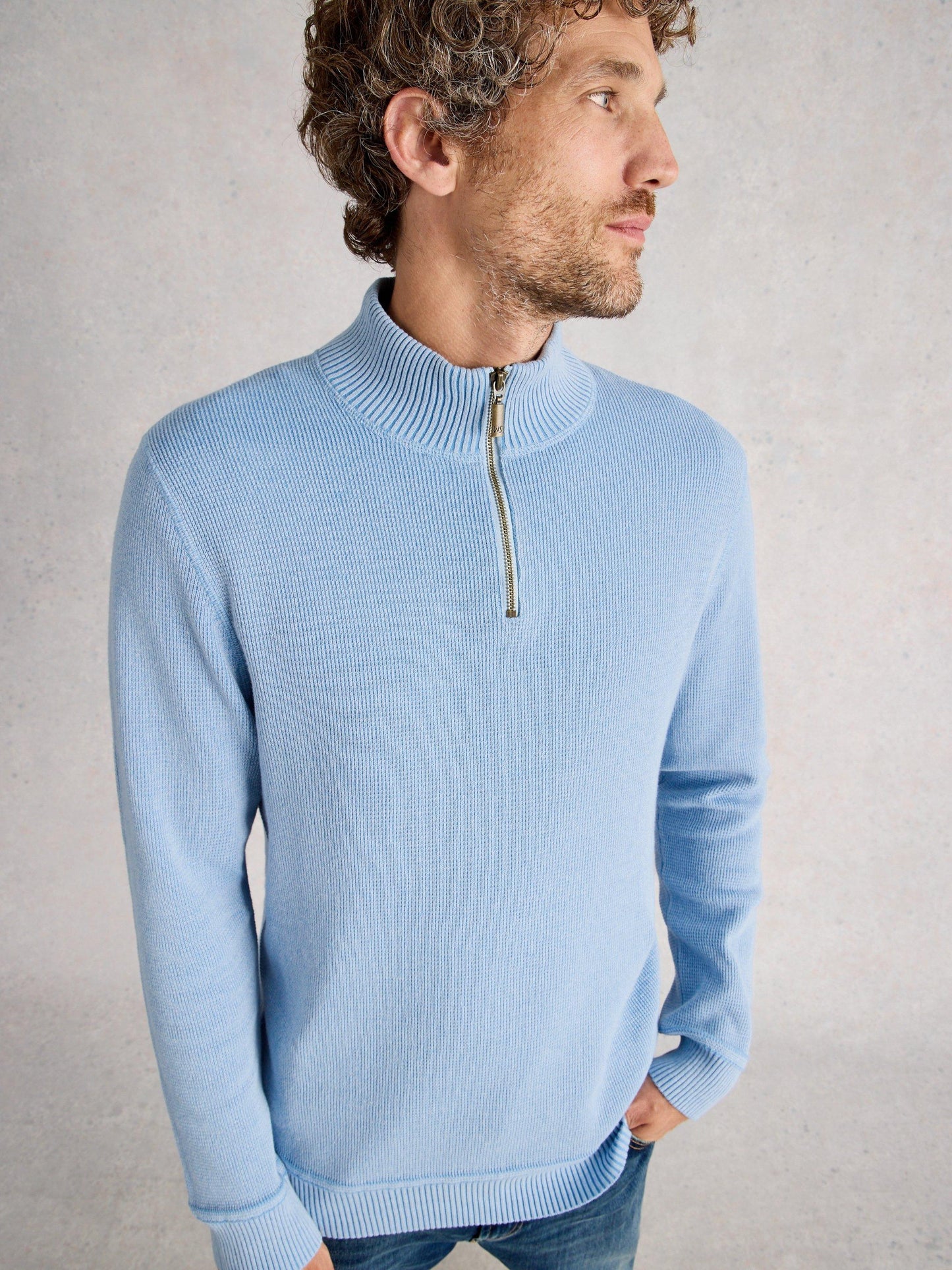 White Stuff Attadale Jumper in Light Blue