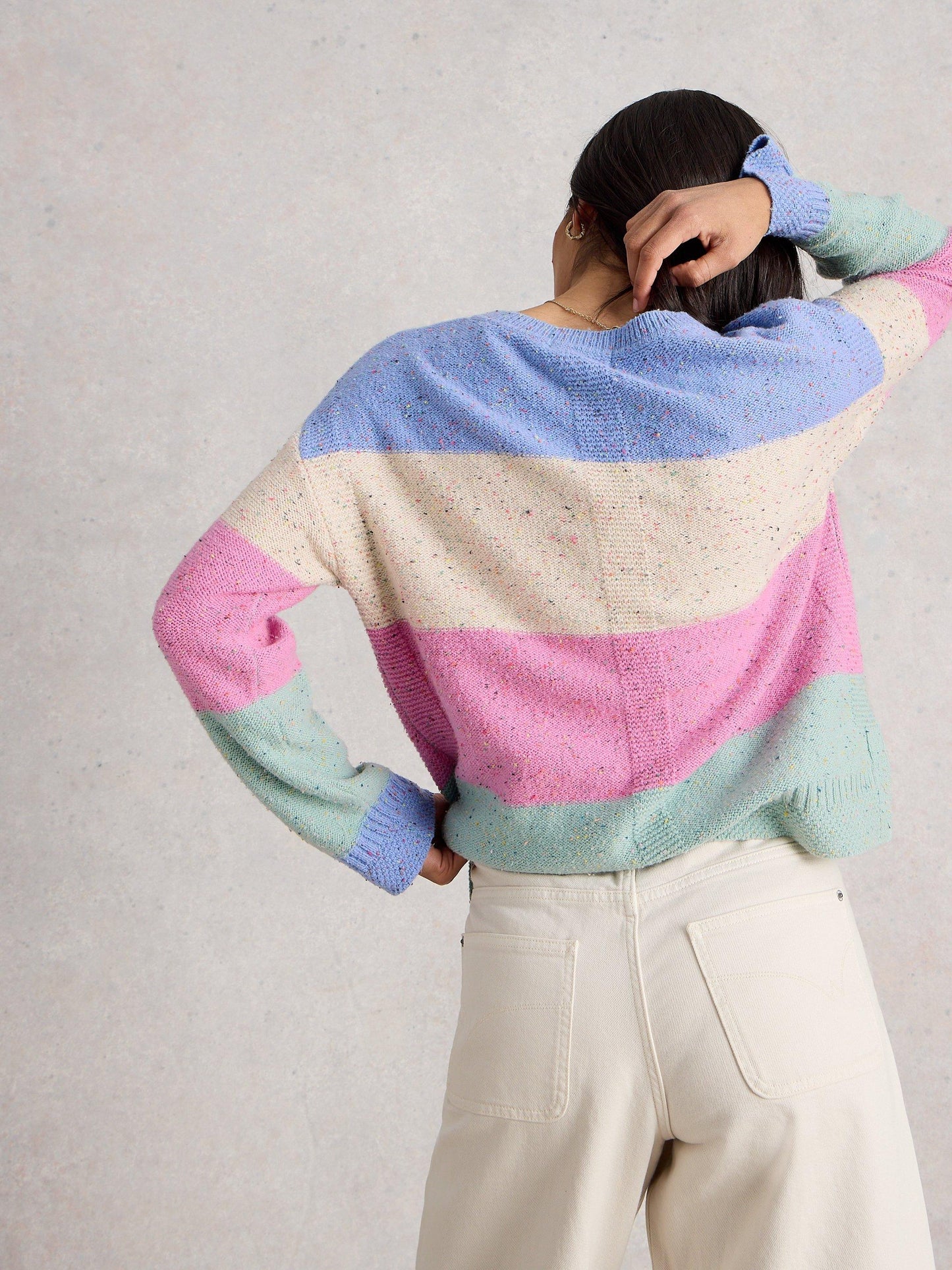 White Stuff Victoria Stripe Jumper