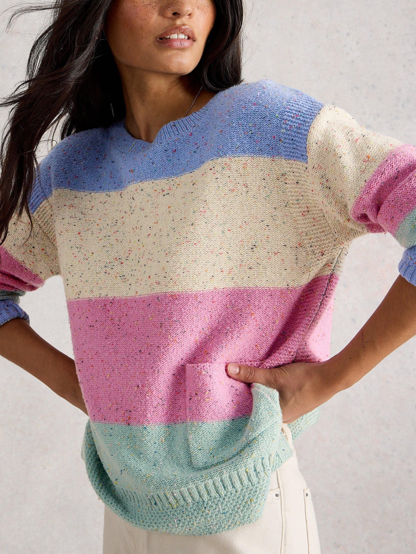 White Stuff Victoria Stripe Jumper