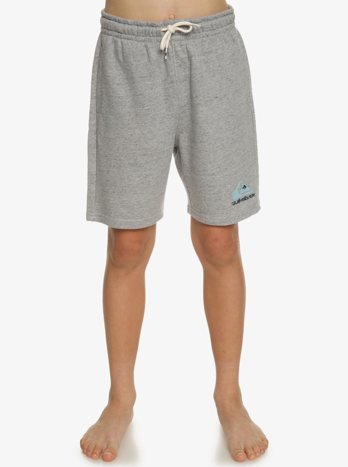 Quiksilver Easy Days Boys Sweat Shorts in Light Grey Heather