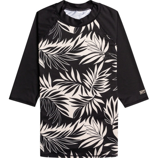 Billabong In Paradise Rash Vest in Black